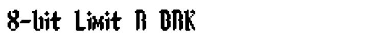 8-bit Limit R BRK