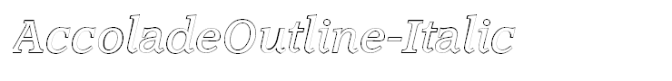 AccoladeOutline-Italic