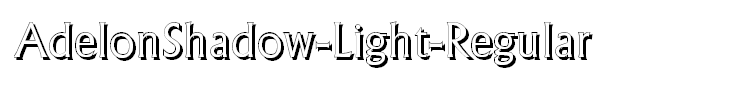 AdelonShadow-Light-Regular