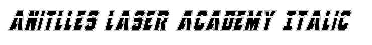 Anitlles Laser Academy Italic