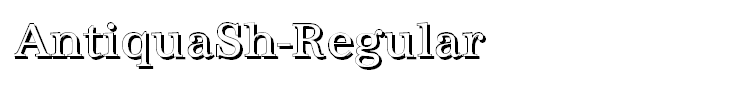 AntiquaSh-Regular