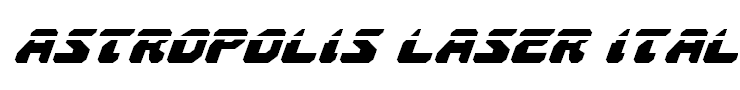 Astropolis Laser Italic
