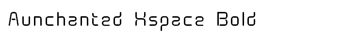 Aunchanted Xspace Bold