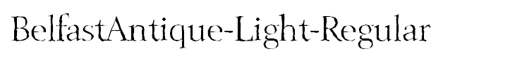 BelfastAntique-Light-Regular