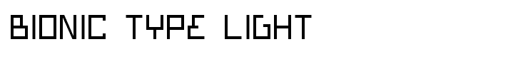 Bionic Type Light