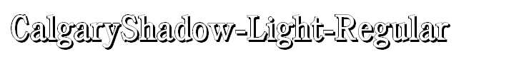 CalgaryShadow-Light-Regular