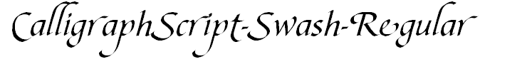 CalligraphScript-Swash-Regular