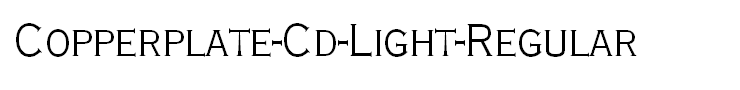 Copperplate-Cd-Light-Regular