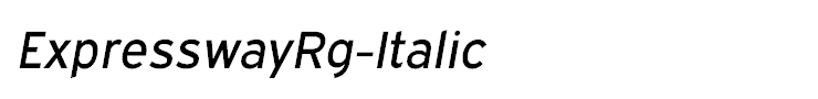 ExpresswayRg-Italic