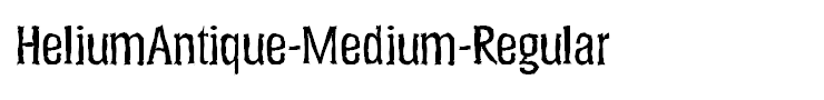 HeliumAntique-Medium-Regular