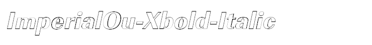 ImperialOu-Xbold-Italic