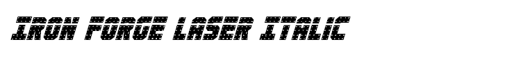 Iron Forge Laser Italic