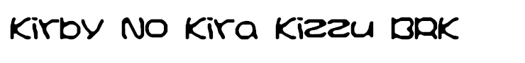 Kirby No Kira Kizzu BRK