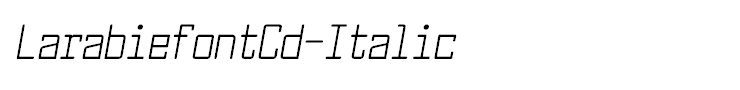 LarabiefontCd-Italic