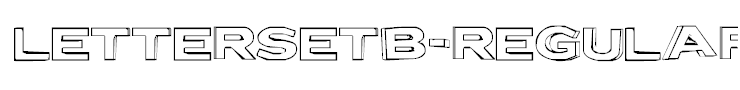 LetterSetB-Regular