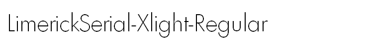 LimerickSerial-Xlight-Regular