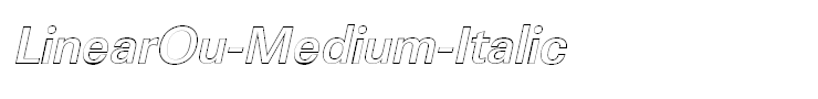LinearOu-Medium-Italic