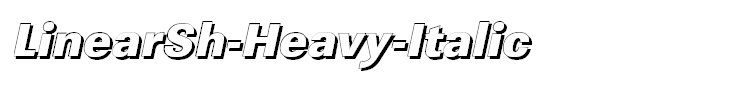 LinearSh-Heavy-Italic