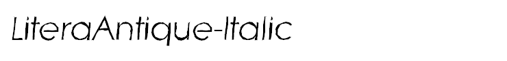 LiteraAntique-Italic