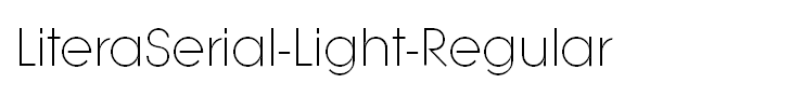 LiteraSerial-Light-Regular