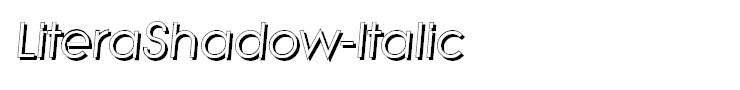 LiteraShadow-Italic