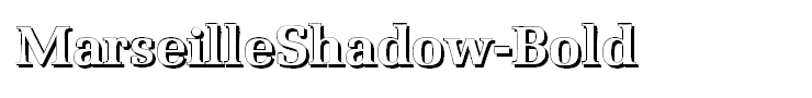 MarseilleShadow-Bold