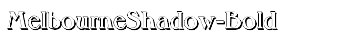MelbourneShadow-Bold