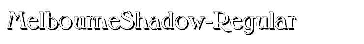 MelbourneShadow-Regular