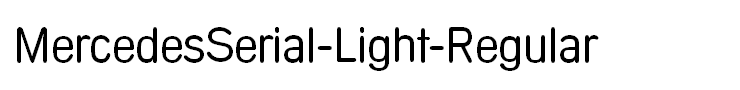 MercedesSerial-Light-Regular