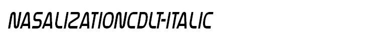 NasalizationCdLt-Italic