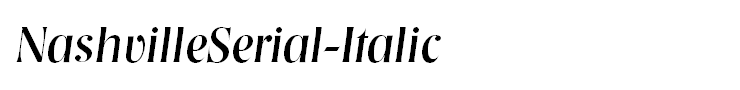 NashvilleSerial-Italic