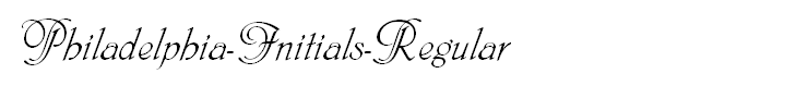 Philadelphia-Initials-Regular