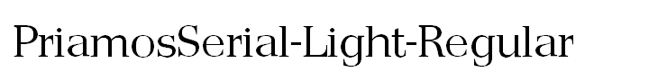 PriamosSerial-Light-Regular