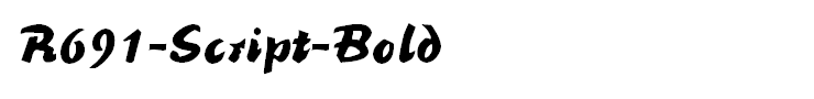 R691-Script-Bold