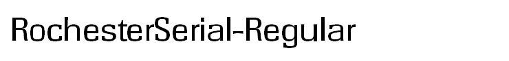 RochesterSerial-Regular