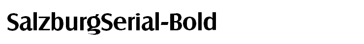 SalzburgSerial-Bold