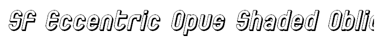 SF Eccentric Opus Shaded Oblique