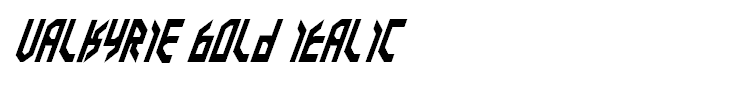 Valkyrie Bold Italic