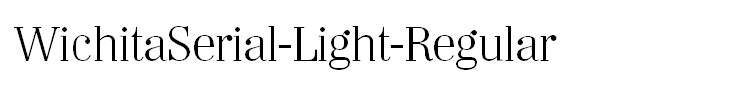 WichitaSerial-Light-Regular