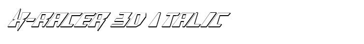 X-Racer 3D Italic