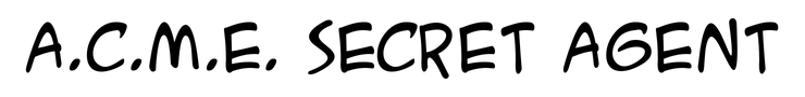 A.C.M.E. Secret Agent preview