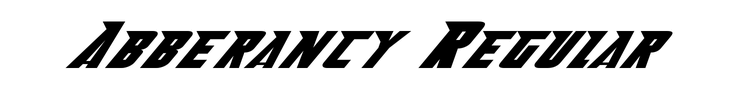 Abberancy Regular