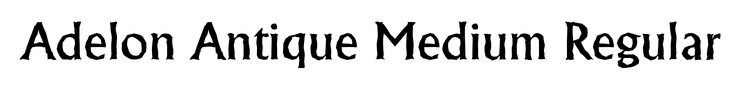 Adelon Antique Medium Regular