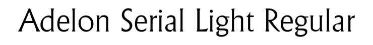 Adelon Serial Light Regular