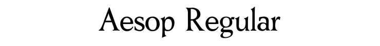 Aesop Regular