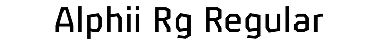 Alphii Rg Regular