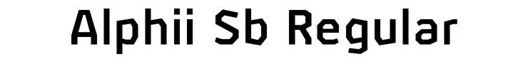 Alphii Sb Regular