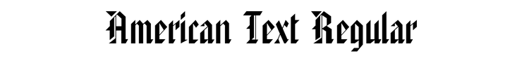 American Text Regular
