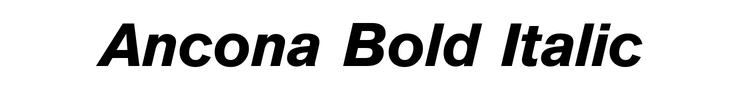 Ancona Bold Italic