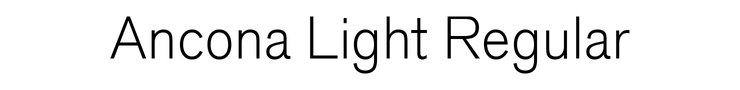 Ancona Light Regular